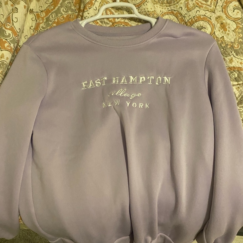 East Hampton Light Purple Sweatshirt